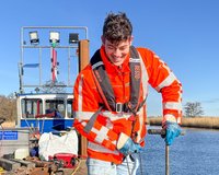 Waterbodemonderzoek in de Weerribben